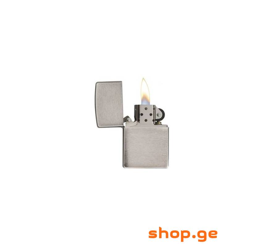 Reg Brush Finish Zippo