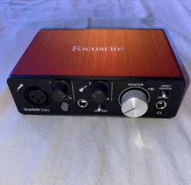 Focusrite Scarlett Solo II ხმის ბარათი