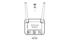 toplink 4G TD-LTE Smart Router R202 Battery 4000 m