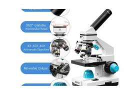 HSL 40X-2000X Microscope Professional All Metal