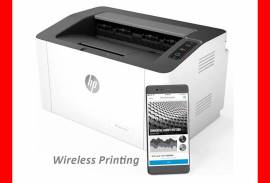 Wireless პრინტერი HP Laser 107w printer დაყენებით