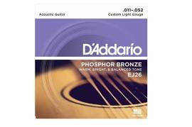 Daddario EJ26 SET ACOUS PHOS BRZ CST LITE