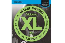 Daddario EXL165-6 SET BASS XL 32-135 LONG 6STR