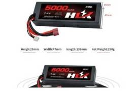 HLK 5000mAh 2s Lipo Battery 7.4V HLK 5000mAh 2s Li