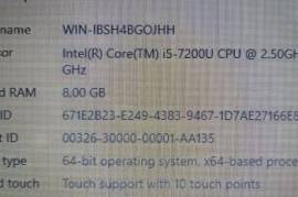 15.6 HP touch ay103dx i5-7200U@2.5GHz,8/256GB