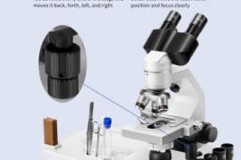 Binocular Microscope Double-Layer Stage 40x-2000x 
