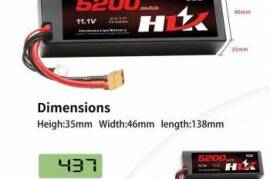 Hlk 5200Mah 11.1V 50C 3S Rc Car Lipo Battery