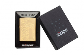 Zippo, 352B - High Polish Brass Venetian