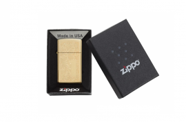 Zippo, 1652B - 1652 Slim Brass Venetian