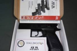 CZ 75 P-07 Blowback USA ახალი, გაუხსნელი პნევმატურ