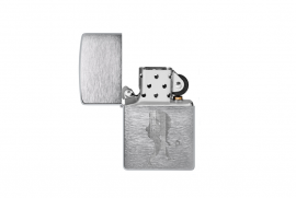 Zippo, 200-113470 - 200 Brushed Chrome - Knight in the Pa