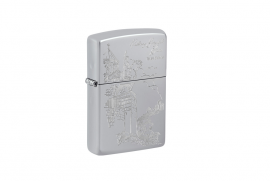 Zippo, 250-113468 - 250 HP Chrome - Old Tbilisi - Statue 