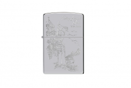 Zippo, 250-113468 - 250 HP Chrome - Old Tbilisi - Statue 