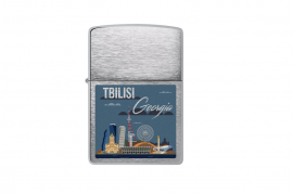 Zippo, 200-113464 - 200 Brushed Chrome - Tbilisi Design