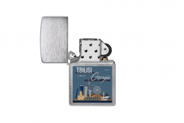 Zippo, 200-113464 - 200 Brushed Chrome - Tbilisi Design