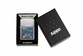 Zippo, 200-113464 - 200 Brushed Chrome - Tbilisi Design