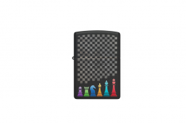 Zippo, 48662 - 218C Chess Pieces Design