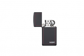 Zippo, 1618ZB - 1618ZB Slm Black W/Zippo-Border - CI