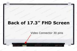 17.3" screen ლეპტოპის ეკრანი Full HD 30 pin