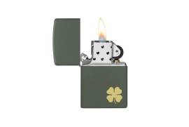 Zippo, 49796 - Four Leaf Clover Design