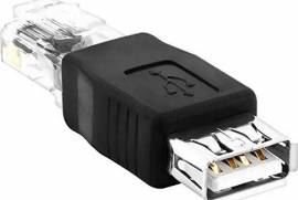 RJ45 / USB Type-A ადაპტერი