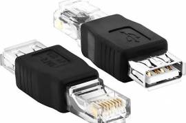 RJ45 / USB Type-A ადაპტერი