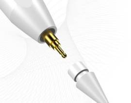 Automatic capacitive stylus pen white