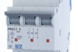 ავტ.ამომრთველი PR63-C 6A/3P (10kA)