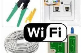 WIFI-დაყენება დაჯეკვა, როზეტის დაერთება