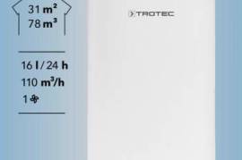 31 m² 16 l/24h ტენის ამომშრობი ნესტის შემწოვი