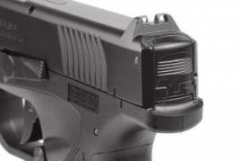 Bersa BB gun . სროლისას მოძრავი ჩამკეტით.