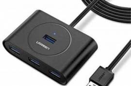 USB ჰაბი UGREEN CR113 (20290) NEW USB 3.0 4Ports H