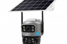 მზის კამერა 4g solar camera new model  სიმ კარტა