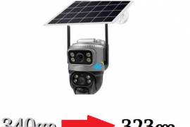 მზის კამერა 4g solar camera new model  სიმ კარტა