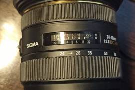 sigma 24-70mm; f-2,8;  sigma 10-20