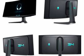 Alienware 34" QD-OLED HDR გეიმინგ WQHD მონიტო