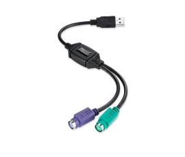 PS2 to USB adapter cable for mouse and keyboard 