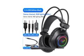 AULA S600 gaming headset deep bass RGB