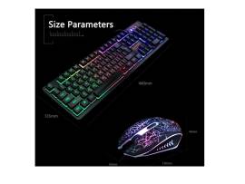 K13 colorful gaming Keyboard + Mouse + Pad