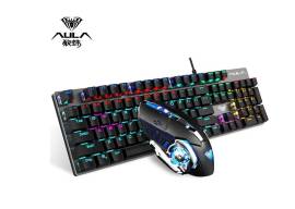 AULA MOUNTAIN T400 mechanical keyboard and mouse 