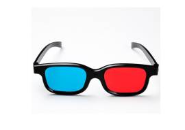 Anaglyph Movie Red Blue 3D Glasses სათვალეეები