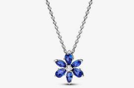 Pandora - Sparkling Blue Herbarium Cluster Pendant