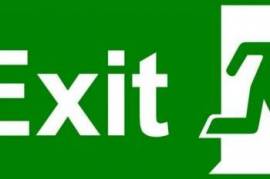 ავარიული გასასვლელის მაჩვენებელი emergency exit