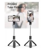 სელფის ჯოხი სადგამი Selfie Stick Tripod 360