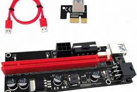 მაღალი სიჩქარის USB 3.0 Riser PCI-E 1x-16x ფერადი 