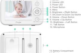 ✅Simyke Video Baby Monitor 2 Cameras X02