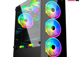 LOVINGCOOL LC-2011F BLACK + 4 RGB COOLER