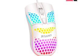 მაუსი: JEQANG JM-G102 Wired White