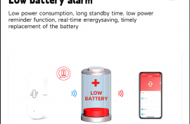 ვიბრაციის სენსორი  WiFi Tuya Sensor Monitor App Co