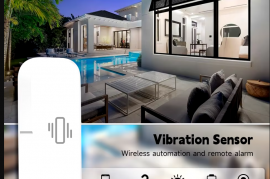 ვიბრაციის სენსორი  WiFi Tuya Sensor Monitor App Co